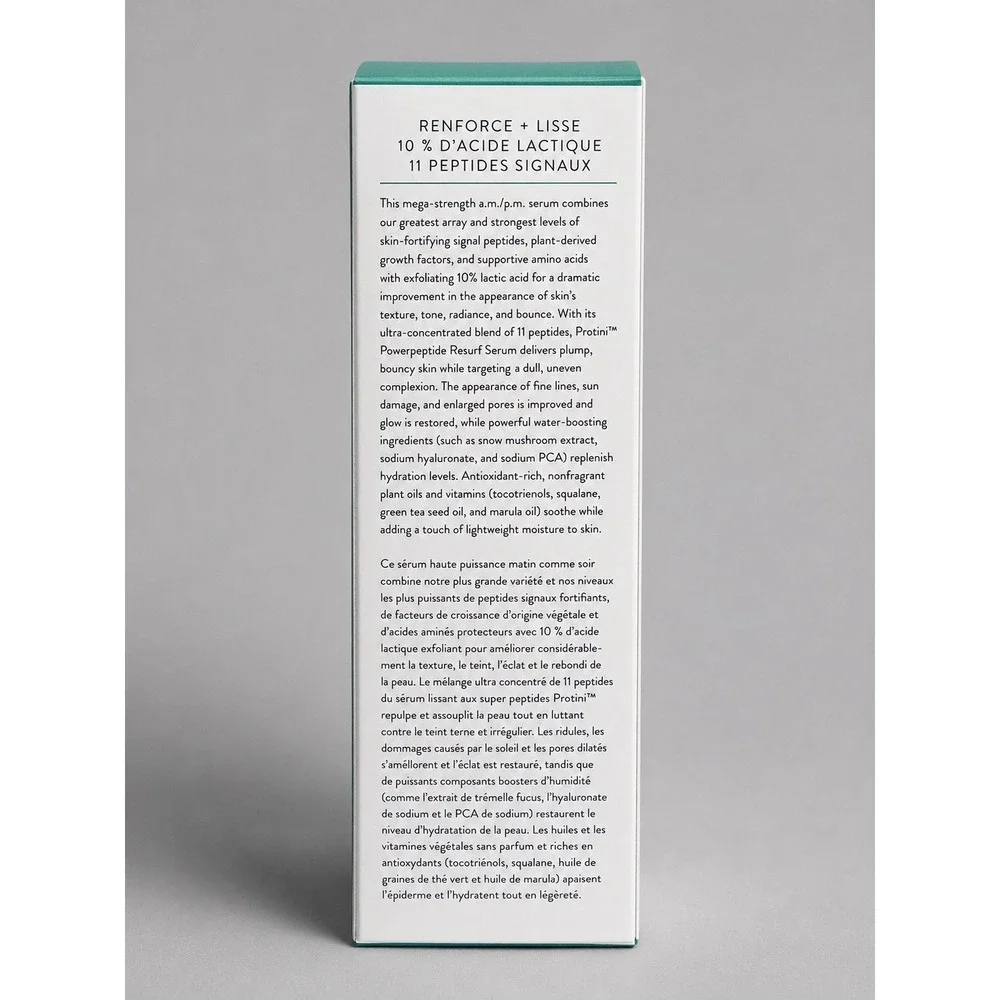 Drunk Elephant Protini Powerpeptide Resurf Serum 10% Lactic Acid 30ml 1fl oz NEW